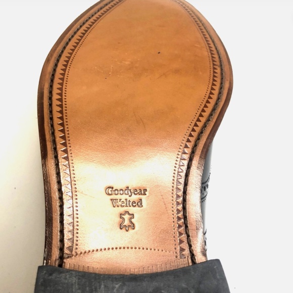 Style 202 B, Blk Polished Leather Brogue Shoes | UK 9 | US 10 | - Picture 13 of 15